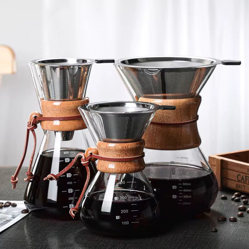 Pour Over Coffee Pot and Dripper