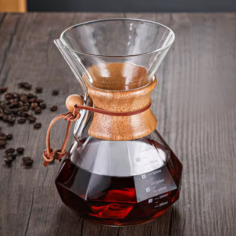 Chemex with reusable stainless steel filter - 800ml