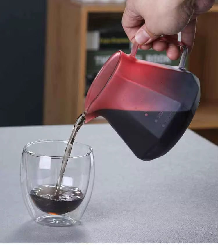 Pour Over Coffee Pot & Dripper - elegant pink