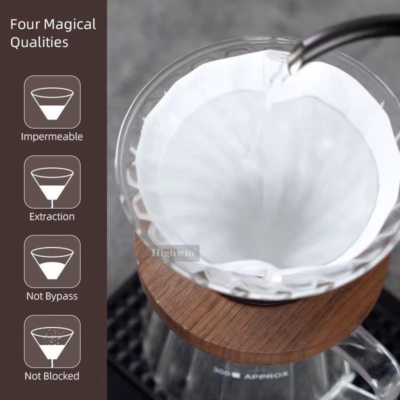 V02 Coffee Filter Paper (White)