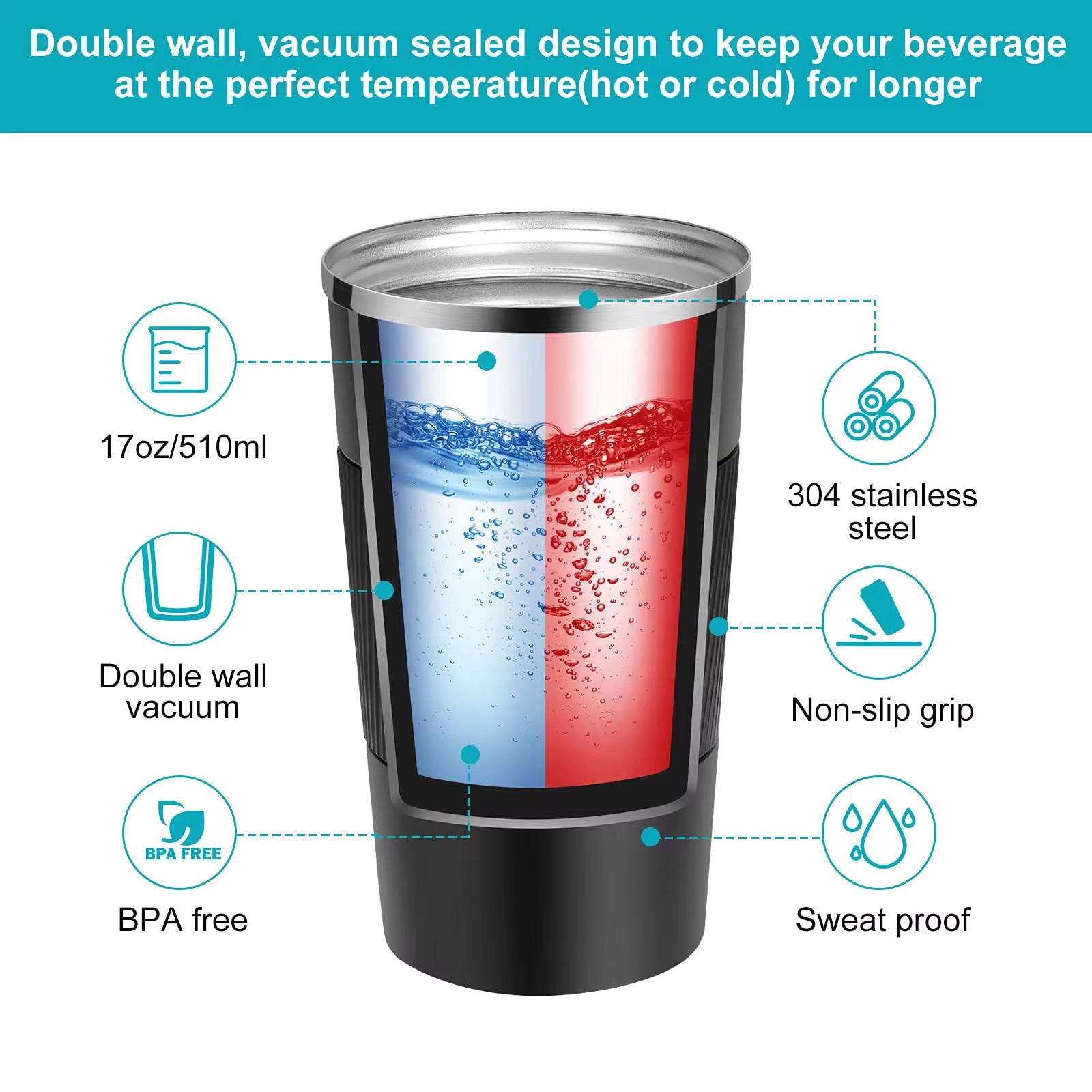 TJ Coffee Tumbler 510ml