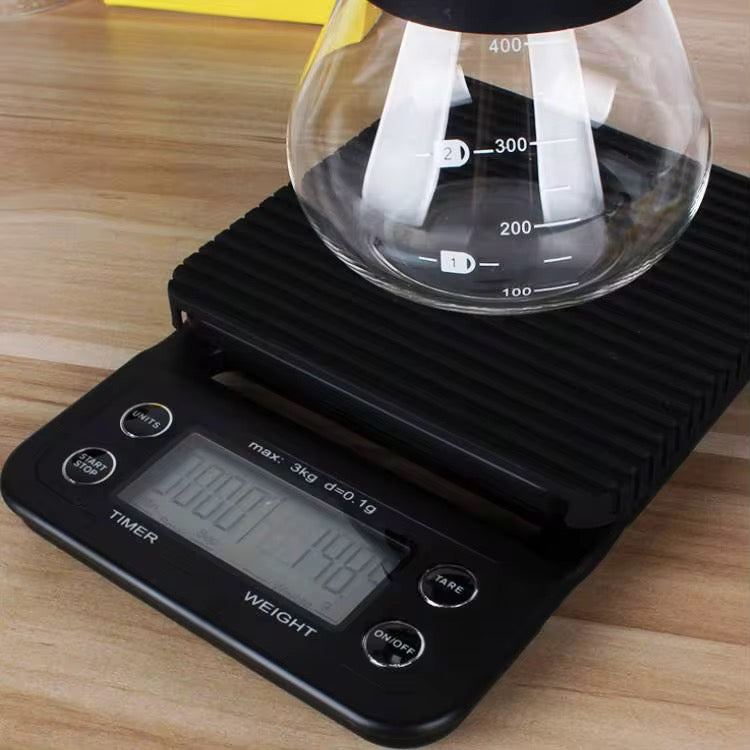 TJ Coffee Scale with Timer - 3Kg