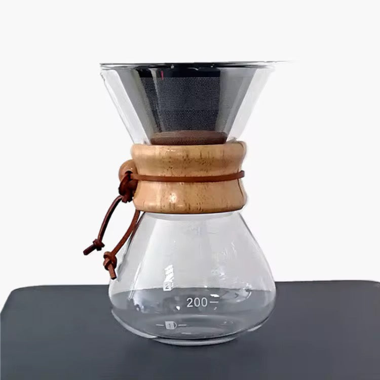 Chemex with reusable stainless steel filter - 800ml