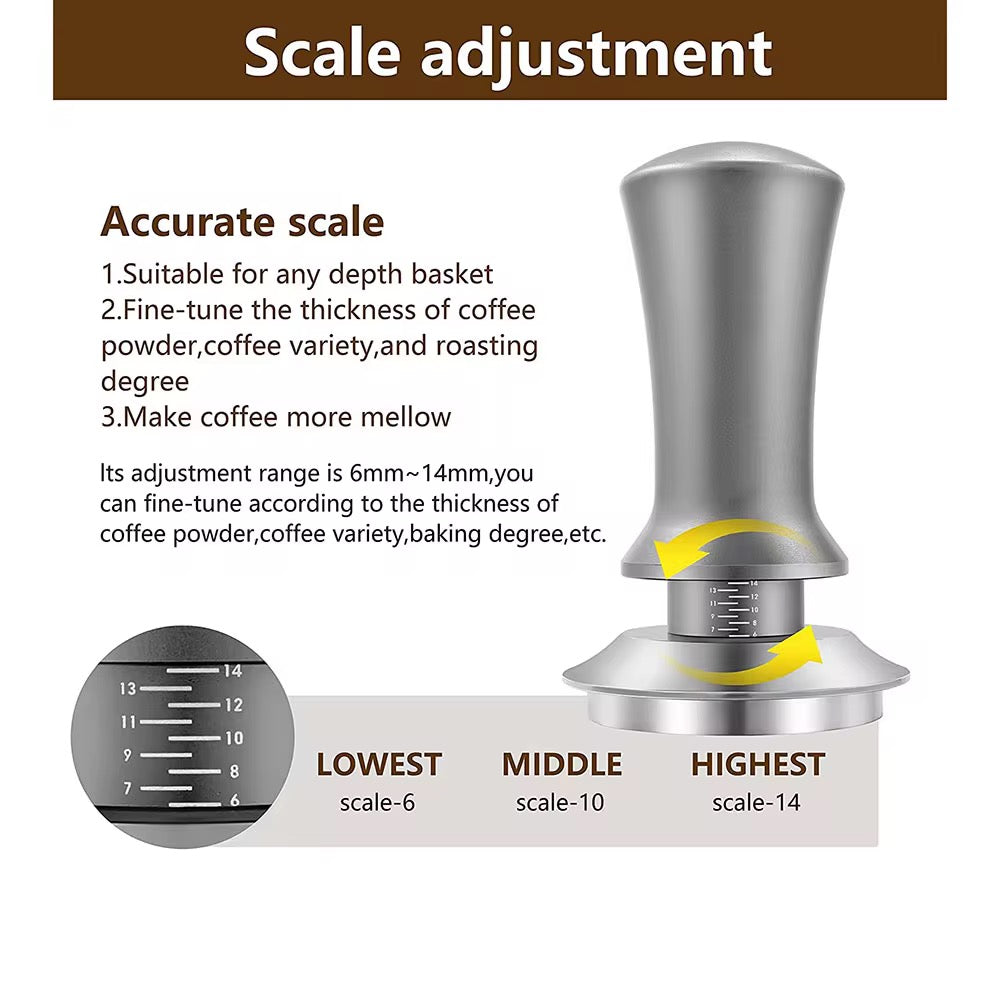TJ Self-Leveling Coffee Tamper SLT02