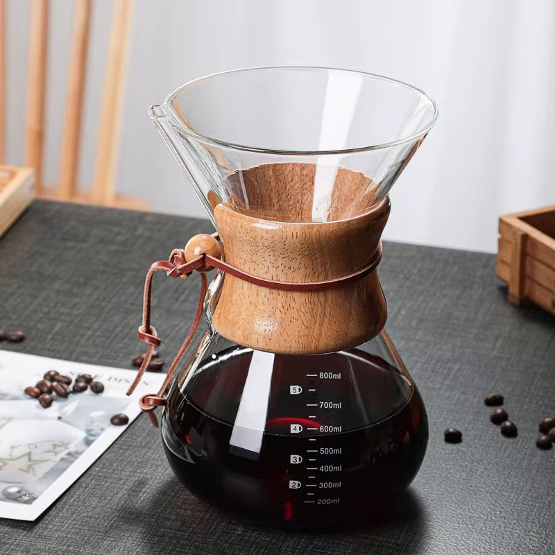 Chemex with reusable stainless steel filter - 800ml
