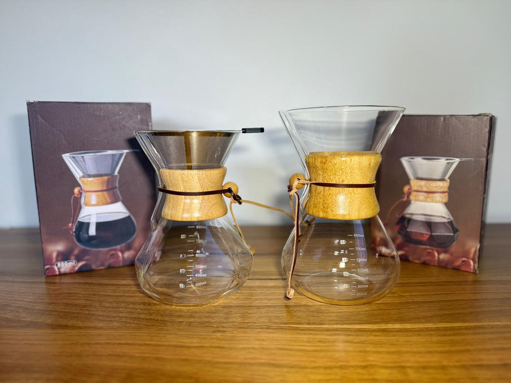 Chemex with reusable stainless steel filter - 800ml